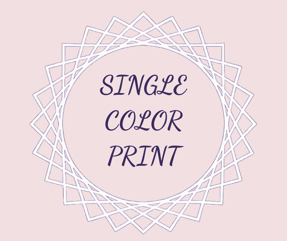 Single Color Prints