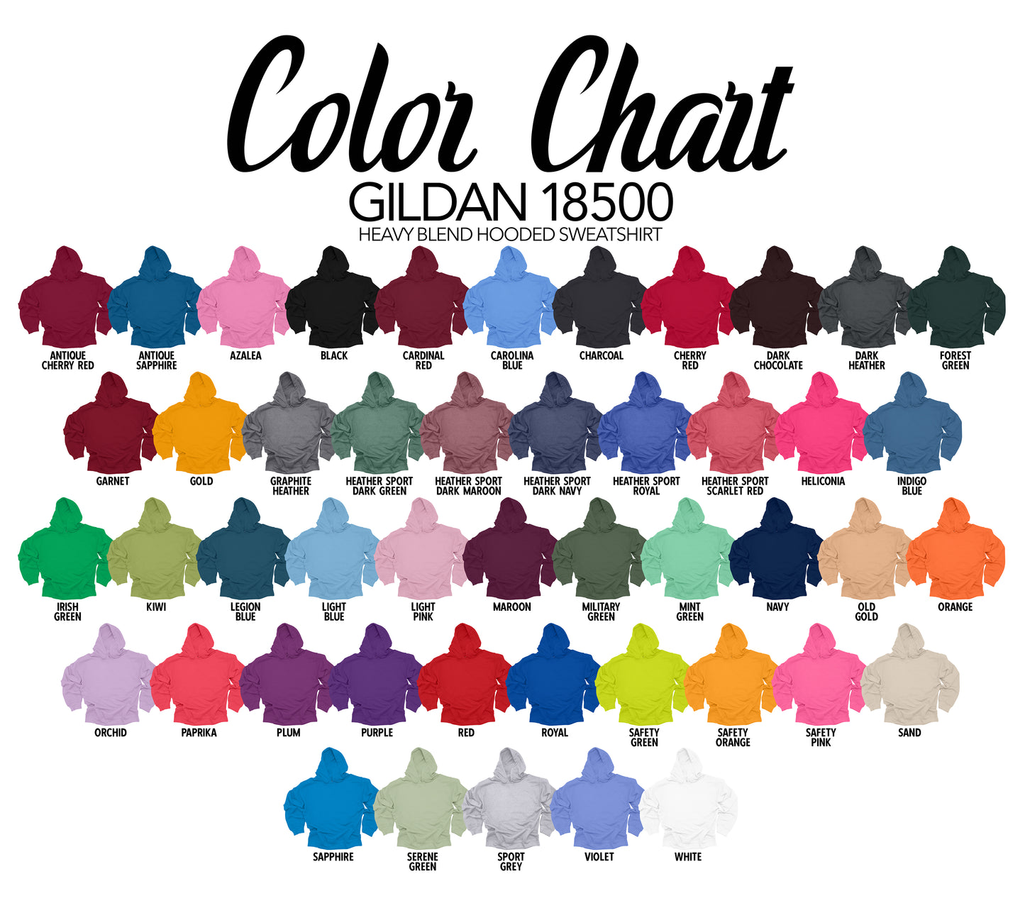 HOODIE - Gildan G185 Unisex Heavy Blend XS-XL